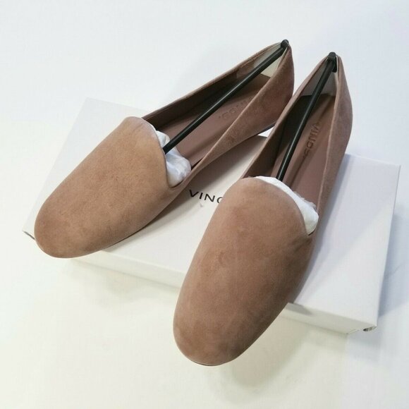 Vince Shoes - NIB VINCE Women's Milo Suede Leather Flat Loafers in Hydrangea